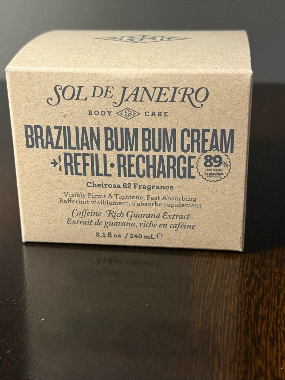 Sol de Janeiro Brown Kraft Brazilian Bum Bum Cream Refill